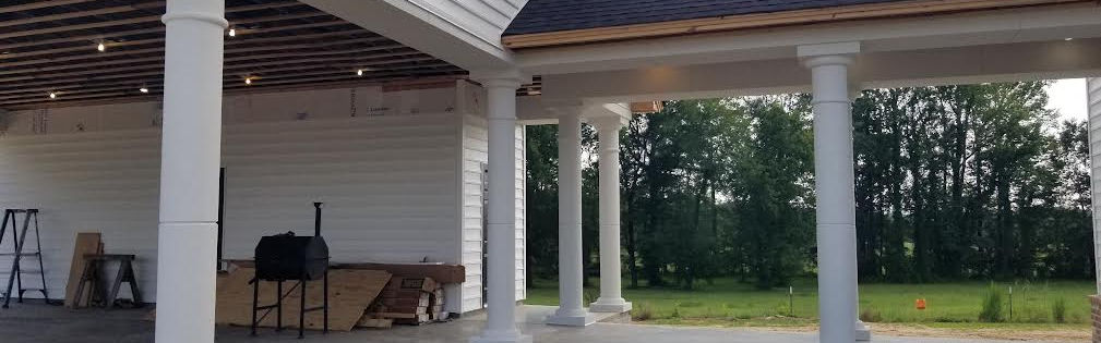 Columns Installation - Little Rock, Arkansas